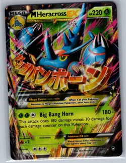 M Heracross EX 5/111 XY - Furious Fists - Pokemon Card - NM - Image 1