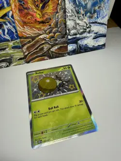 Pokemon Card Rellor 108/091 Paldean Fates Holo Shiny Rare NM - Image 1