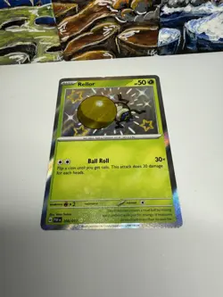 Pokemon Card Rellor 108/091 Paldean Fates Holo Shiny Rare NM - Image 5