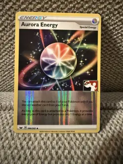 Pokemon Aurora Energy 186/202 Reverse Holo, Play Prize Pack Series 1 card - Image 1