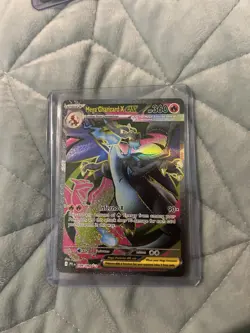 Mega Charizard x EX 109/94 Full Art Phantasmal Flames Ultra Rare Pokemon NM - Image 3
