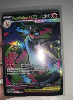 PHANTASMAL FLAMES Mega Charizard X ex 109/94 Full Art - Ultra Rare Pokemon NM - Image 2