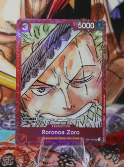 One Piece TCG Roronoa Zoro Premium Collection Film Red ST01-013 Promo Card NM - Image 1