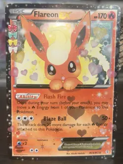 Pokemon Tcg XY Generations Radiant Collection Sylveon Ex & Flareon Ex - Image 2