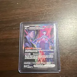 Pokemon Team Rocket's Mewtwo ex 231/182 Destined Rivals Holo EX Rare - Image 1