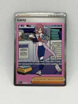 Lacey 175/131 Trainer SV: Prismatic Evolutions SIR Holo Pokemon TCG - Image 1