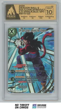 2020 Dragon Ball Super SS4 Son Gohan, Beyond The Ultimate Fierce 10 . #BT11-123 - Image 1