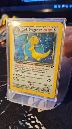 Dark Dragonite 5/82 Holo Rare Team Rocket Vintage Card WOTC Pokemon TCG - Image 1