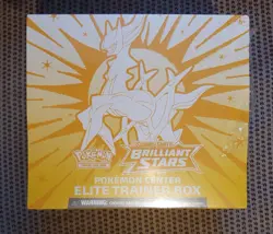 Pokemon Center Brilliant Stars Elite Trainer Box ETB New - DAMAGED shrink wrap - Image 1