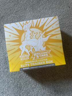 Pokemon Center Exclusive Brilliant Stars Elite Trainer Box ETB Sealed New - Image 1