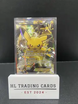 Pokemon TCG Pikachu EX XY124 Black Star Promo Card 2016 - NM - Image 1