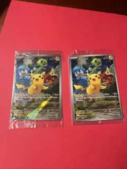 Pokemon Pikachu SVP027 Paldea Evolved ETB Promo Card Sealed, Near Mint/Mint - Image 1