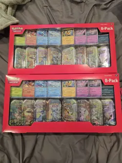 2x TCG Pokemon Scarlet & Violet-Prismatic Evolutions 8-Pack Mini Tin Set. - Image 2
