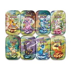 Pokemon TCG: Scarlet & Violet - Prismatic Evolutions Mini Tins (Random Tin of 8) - Image 1