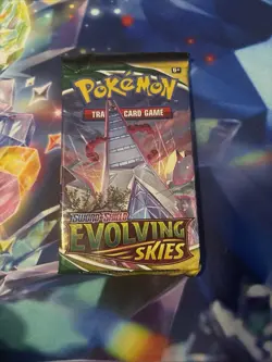 2x Pokemon TCG Evolving Skies Booster Packs Factory Sealed English - Image 1