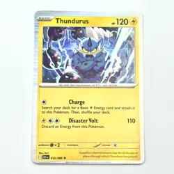 Thundurus Black Bolt 33/86 Pokemon TCG Card Holo NM - Image 1
