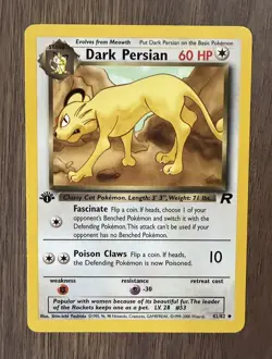 Pokemon Lot of 9 1st Edition Cards Vintage Base Jungle Team Rocket - Image 4