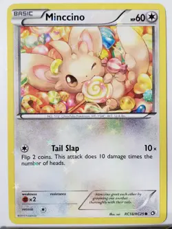 Minccino RC18/RC25 LP - Legendary Treasures Radiant Collection Pokemon Card Sui - Image 1