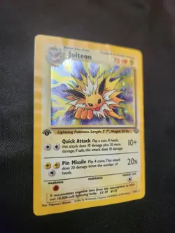 Pokemon TCG Jolteon 4/64 1st Edition Holo Pokemon Jungle Set - Image 3