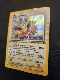 Pokemon TCG Jolteon 4/64 1st Edition Holo Pokemon Jungle Set - Image 4