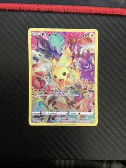 Pokemon TCG Pikachu (Secret) Secret Rare Crown Zenith 160/159 NM Near Mint - Image 1