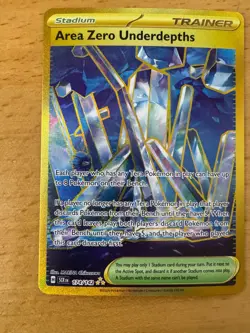 Pokemon TCG Area Zero Underdepths 174/142 Sv07: Stellar Crown Gold Hyper Rare NM - Image 2