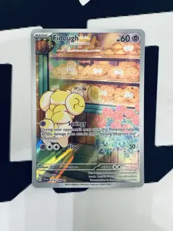 Pokemon TCG Fidough Scarlet & Violet Base Set 213/198 Illustration Rare - Image 1