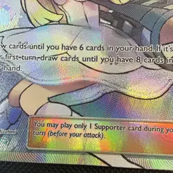 Pokemon TCG Lillie 147/149 Full Art Sun And Moon Base Set MP Ungraded - Image 2