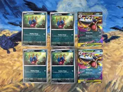 x2 Mega Sharpedo Ex & x4 Carvanha - Phantasmal Flames - Pokemon Evo Line Playset - Image 1