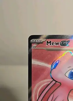 Pokemon TCG Mew Ex 193/165 Scarlet & Violet 151 Full Art Holo Rare - NM - Image 2