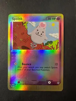 Pokemon - Spoink 73/97 Reverse Holo - EX Dragon LP - Image 1