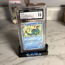 Pokemon TCG Feraligatr SVP 213 Black Star Promo Illustration Contest 2024 CGC 10 - Image 1