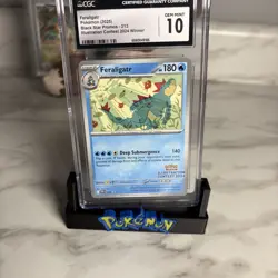 Pokemon TCG Feraligatr SVP 213 Black Star Promo Illustration Contest 2024 CGC 10 - Image 2