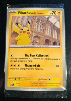 Pokemon - Natural History Museum -Oversize Pikachu At The Museum Promo - sealed - Image 1