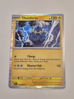 Pokemon Black Bolt Thundurus 33/86 Holo - Image 1