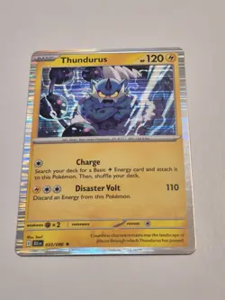 Pokemon Black Bolt Thundurus 33/86 Holo - Image 2