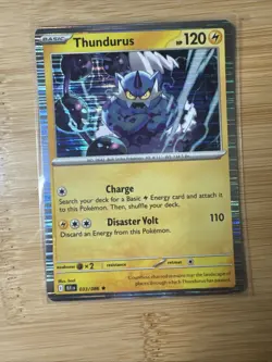 Pokemon - Thundurus 33/86 Holo Black Bolt NM - Image 1