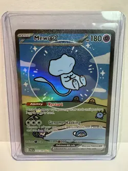 Pokemon TCG SV Paldean Fates Bubble Mew EX 232/091 Illustration Rare - Image 1