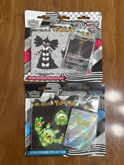 Pokemon Black Bolt & White Flare - Tech Sticker - New & Sealed - Image 1