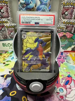 2025 POKEMON SVP EN-SV PREMIUM COLLECTION PROMO CYNTHIA'S GARCHOMP EX 204 PSA 10 - Image 1
