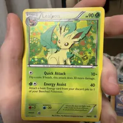 Pokemon TCG Leafeon Black Star Promos Holo Card BW87 NM - Image 2