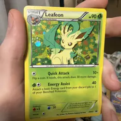 Pokemon TCG Leafeon Black Star Promos Holo Card BW87 NM - Image 3