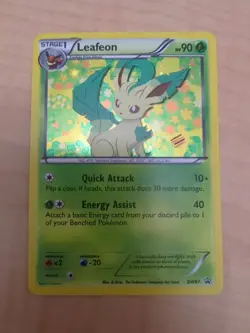 Pokemon TCG Leafeon Black Star Promos Holo Card BW87 NM - Image 1