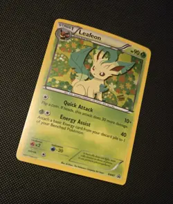 2013 Pokemon TCG - Leafeon BW87 Black & White Black Star Promo Rare Holo - NM - Image 2