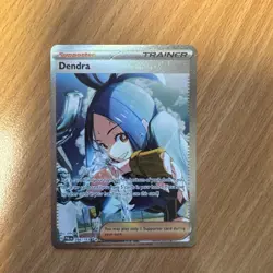Pokemon Paldea Evolved Dendra 266/193 SIR Full Art Trainer - Image 1