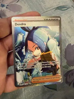 Pokemon Paldea Evolved Dendra 266/193 SIR Full Art Trainer - Image 1