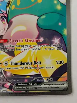 Iono's Bellibolt EX 183/159 Journey Together Sir NM Pokemon TCG Card - Image 3