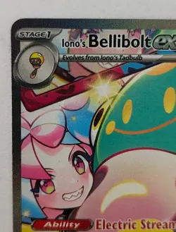 Iono's Bellibolt EX 183/159 Journey Together Sir NM Pokemon TCG Card - Image 5