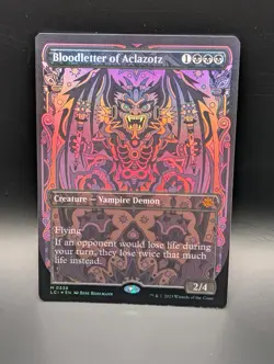 MTG - Bloodletter of Aclazotz - FOIL BORDERLESS - Creature - LCI 336 - NM - Image 1