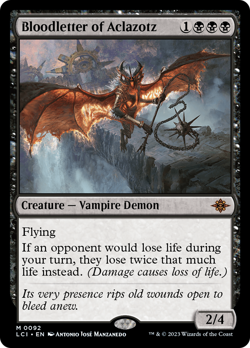 Bloodletter of Aclazotz The Lost Caverns of Ixalan Near Mint - Image 1